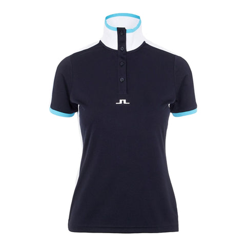 W Minna SS Polo JL Navy Damen
