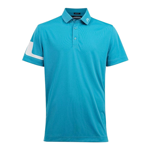 M Heath Regular Fit Golf Polo Enamel Blue Herren