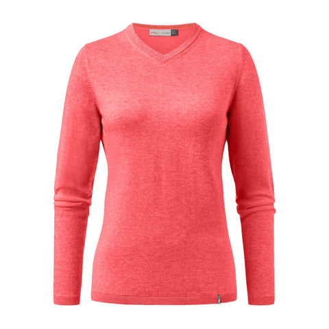 W Kicki V-Neck Pullover Flame Melange