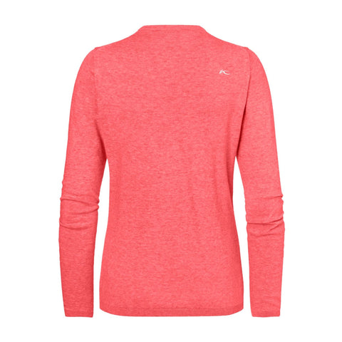 W Kicki V-Neck Pullover Flame Melange