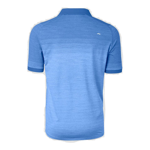 M Melange Fading SS Polo Strong Blue Mel Herren