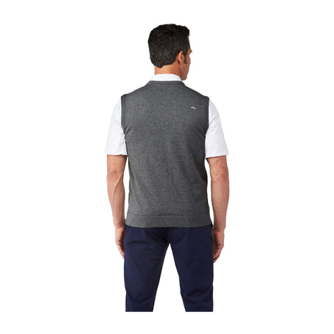 M Kirk V-Neck Vest Steel Greymelange