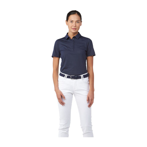 W Eve SS Polo Atlanta Blue