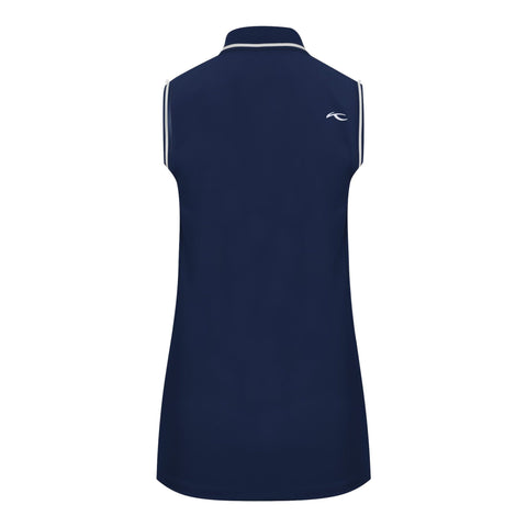 Vneck S/L Golfpolo Damen