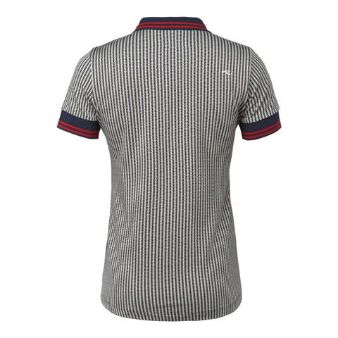 W Ella Structure SS Polo Atlanta Blue/Buttercr Damen