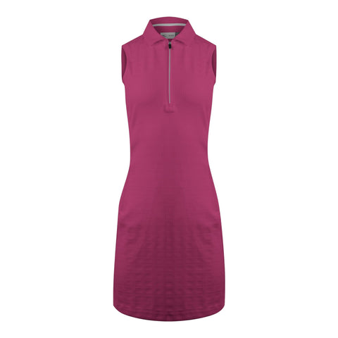 W Hartlee Texture Dress Granatapfel Damen