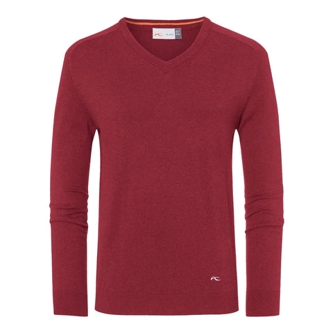 M Pullover V-Ausschnitt Kirk Cardinal Herren