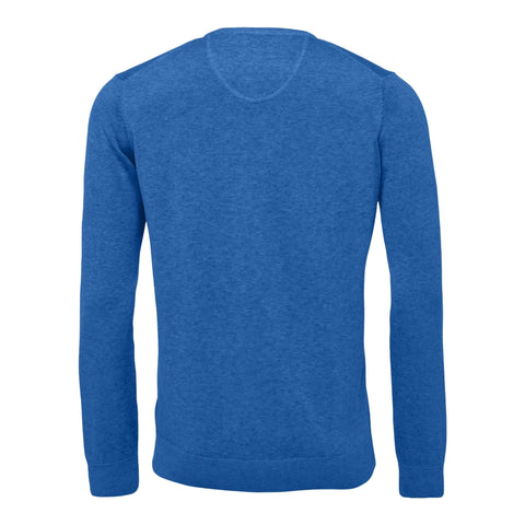 V-Neck Superfine Golf Pullover Herren Bright Ocean Herren