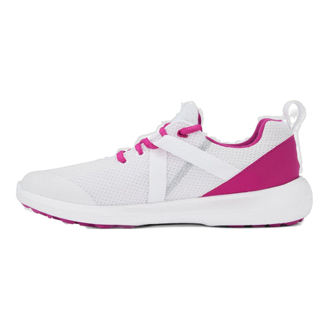 W Flex White/Fuchsia Damen