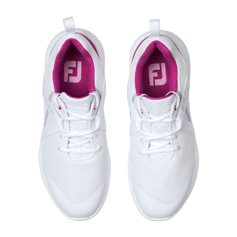 W Flex White/Fuchsia