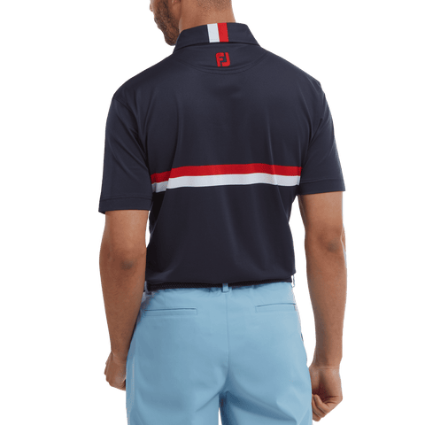 Double Chest Band Pique Polo