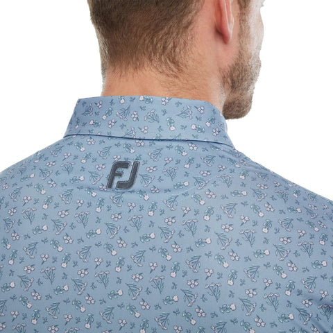 Mini Floral Lisle Golf Polo
