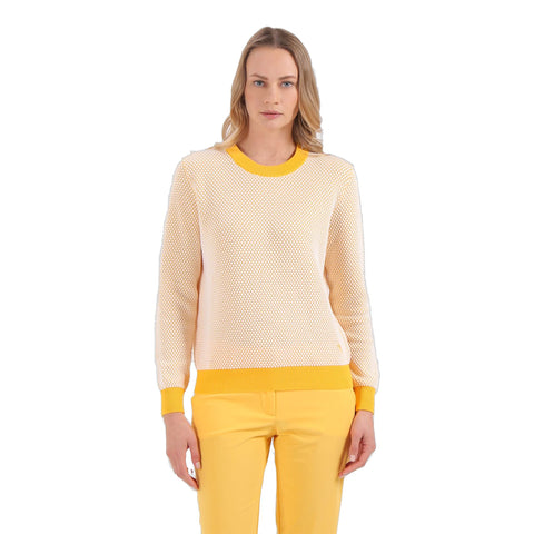 Natura Pullover Gelb gemustert Damen Damen