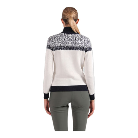 W Pullover Naka Weiß Damen