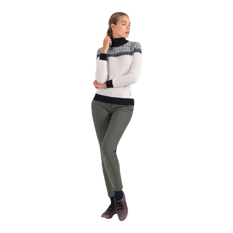 W Pullover Naka Weiß Damen