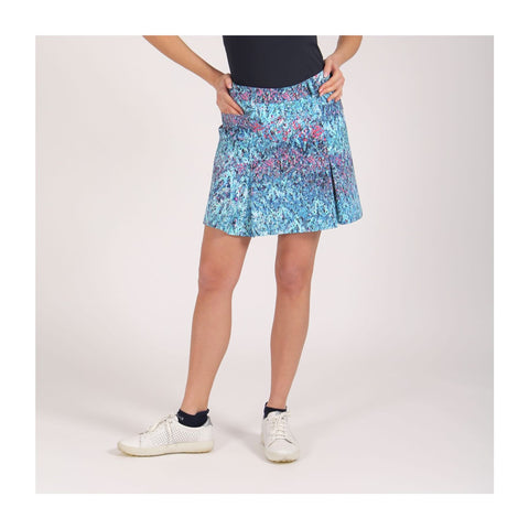 Skirt Jenelle W Blau gemustert