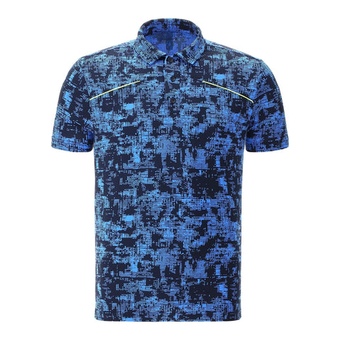 Polo Astratta Blau Herren