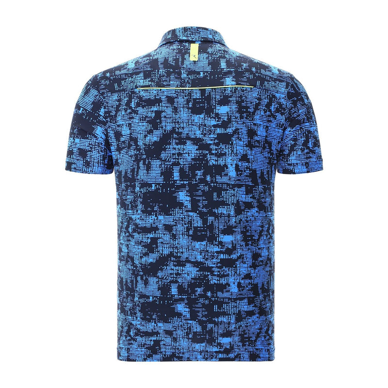 Polo Astratta Blau