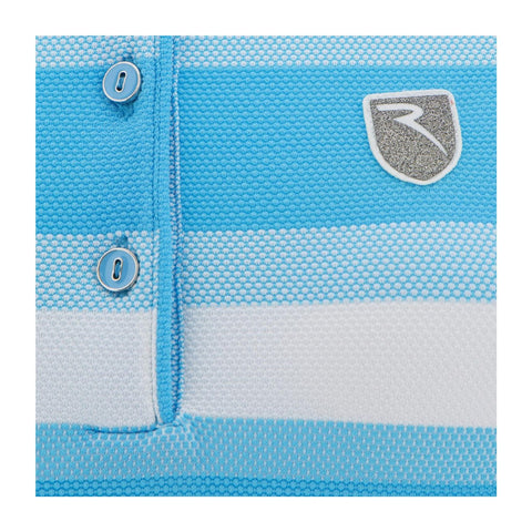 W Ami SL Polo Hellblau/Weiß