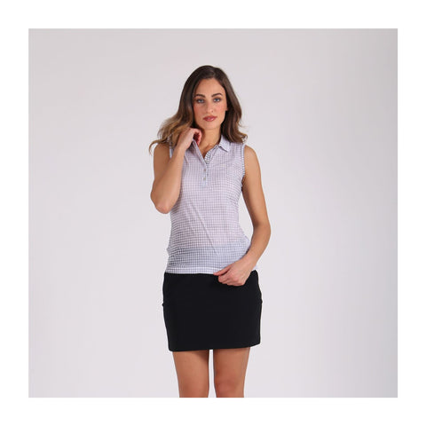 Polo Avella W Grau/Weiß