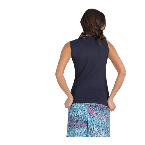 Polo Aghene W Marine Damen