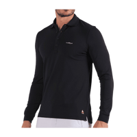 Polo Areala Langarm Schwarz