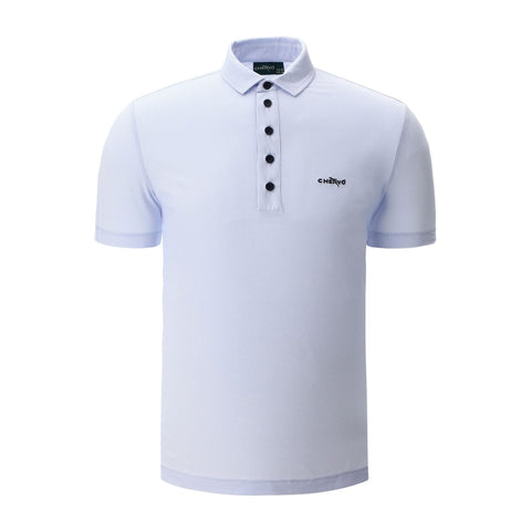 Polo Aggiunta Weiß/Hellblau