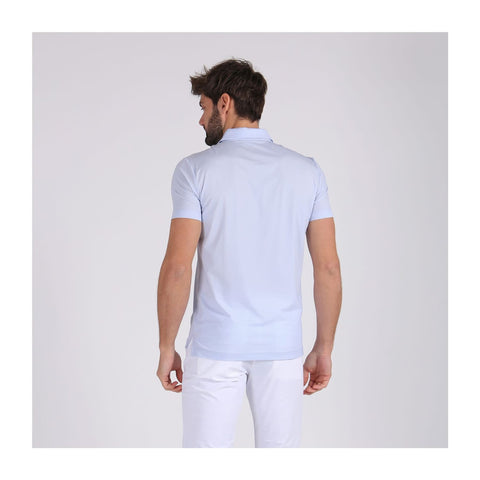 Polo Aggiunta Weiß/Hellblau