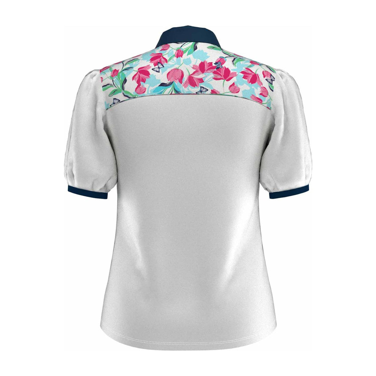 Brushstroke Print SS Polo
