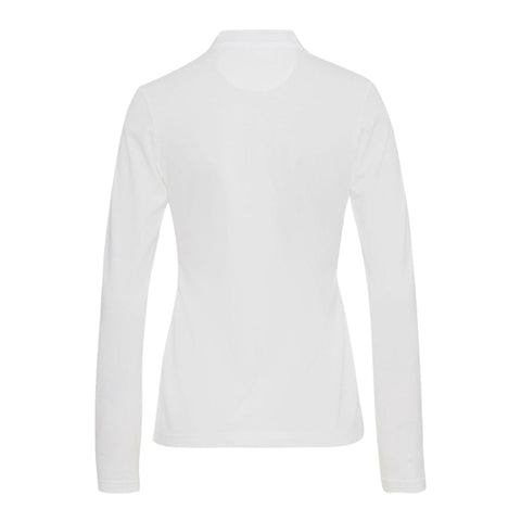 W Tea Livia LS Polo Snow Damen