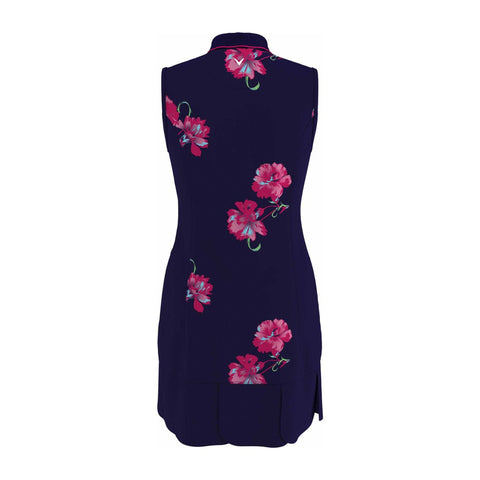 Kleid Floral Print W Peacoat