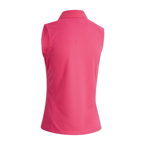 W Knit SL Polo Raspberry Sorbet