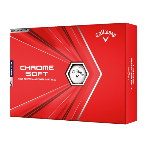 Chrome Soft (20) [12Bälle] Weiß