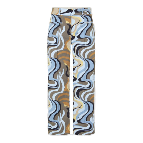 W Dasha Hose Smokey Blue Damen