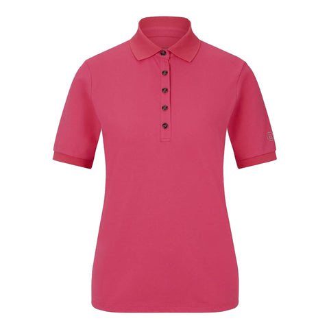 W Nell SS Polo Magenta Damen