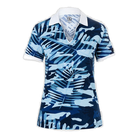 W Polo Lumi2 Blau Sport Damen