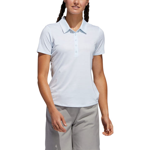 W Microdot SS Polo Sky Tint Damen
