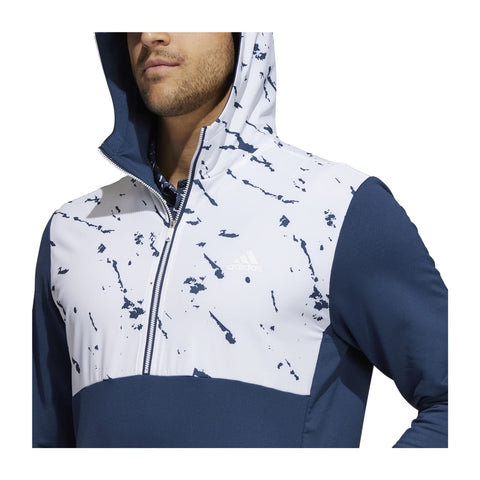 Anorak Pullover CRDY Half Zip Navyblau/Weiß