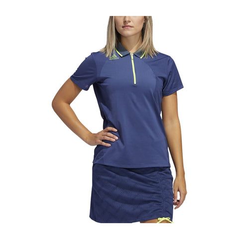 W Aeroready Engineered SS Polo Tech Indigo