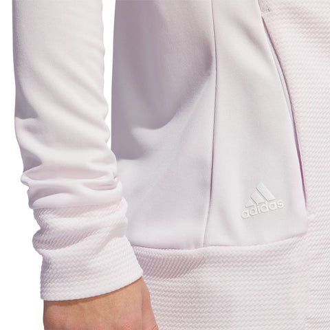 W Texture Full Zip Jacke Almost Pink