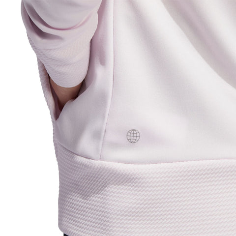 W Texture Full Zip Jacke Almost Pink