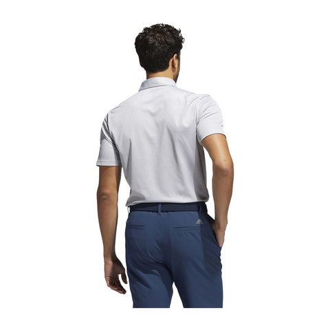 Camo SS Polo Weiß/Grau