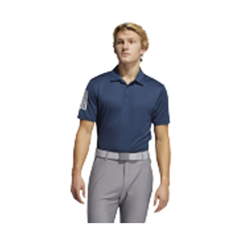 3-Streifen Basic SS Polo Navy/Weiß