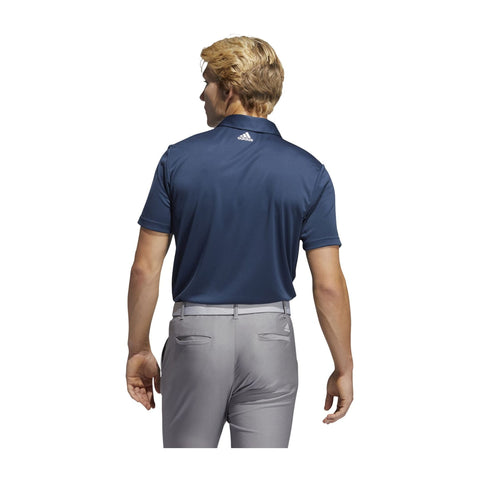 3-Streifen Basic SS Polo Navy/Weiß