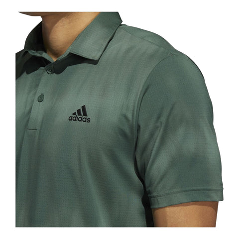 Novelty Dye SS Polo Grün/Grau Herren