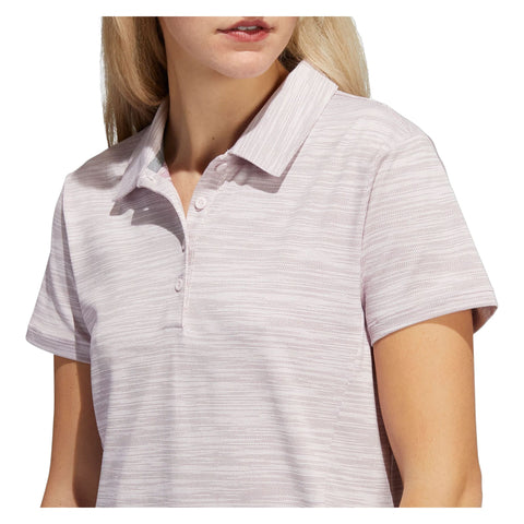 W Polo Spacedye Almost Pink/Legacy Burgundy Damen