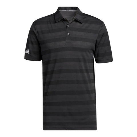 M Polo Two Colour Stripe Schwarz/Grey Six Herren