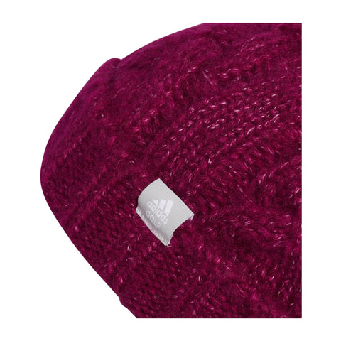 W Pom Beanie Power Berry