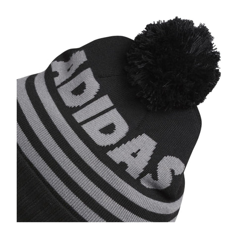 Beanie Font Schwarz/Weiß