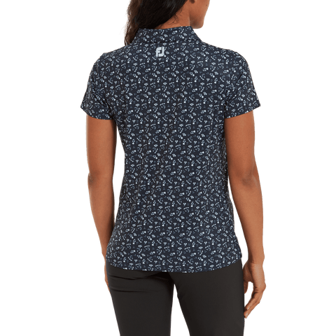 Floral Print Poloshirt